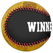 純粋な金ゴールドリーフパターン+テキスト/写真 ソフトボール (正面左)