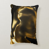純粋な金ゴールド アクセントクッション (裏面(縦))