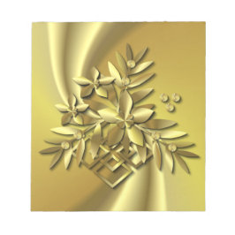 純粋な金ゴールド ノートパッド