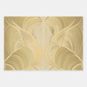 純粋な金ゴールド ラッピングペーパーシート (正面)