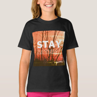 純粋な雰囲気、常に自然を保つ Tシャツ