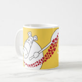 純粋なImpossimals® -おいしい黄色 コーヒーマグカップ (正面左)