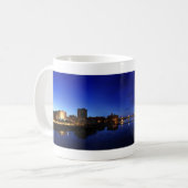 純粋なSaginaw Nightimeの川のマグ コーヒーマグカップ (正面左)