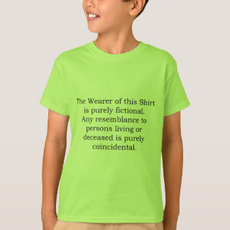 純粋に架空の Tシャツ