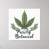 純粋に植物的なウォールアート キャンバスプリント (正面)