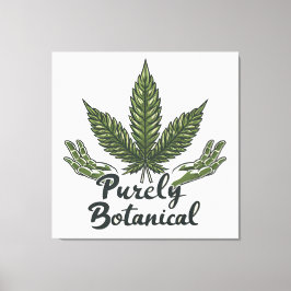 純粋に植物的なウォールアート キャンバスプリント