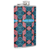 純粋エネルギーフラクタル未来的パターン フラスク (右)