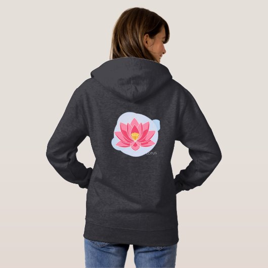 純粋及び啓発 パーカ (裏面フル)