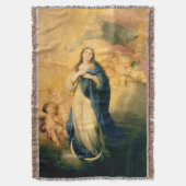 純粋受胎ヴァージンメアリー仮定02 スローブランケット (正面縦)