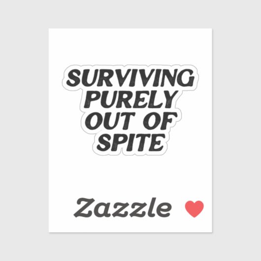 純粋生き延びに悪意で シール (シート)