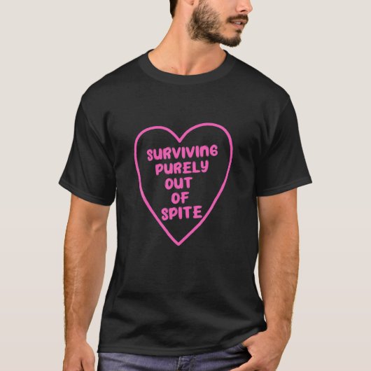 純粋生き延びに悪意に満ちた服装から Tシャツ (正面)