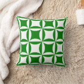 純緑色のパターンを払うためにピーターを強盗する クッション (ブランケット)