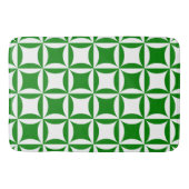 純緑色のパターンを払うためにピーターを強盗する バスマット (正面)