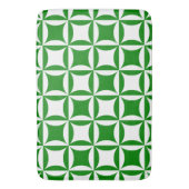 純緑色のパターンを払うためにピーターを強盗する バスマット (正面縦)