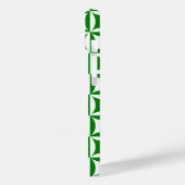 純緑色のパターンを払うためにピーターを強盗する Case-Mate iPhoneケース (裏面 / 左)