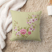 純自然 – 夏のバラ1 クッション (ブランケット)