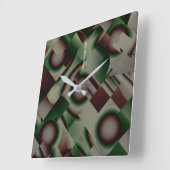 純色2 スクエア壁時計 (傾斜)