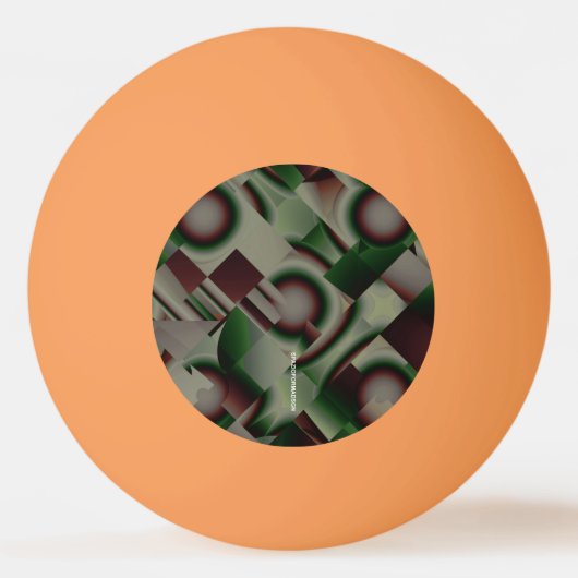 純色2 卓球ボール (裏面)