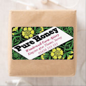 純蜂蜜黄色の花 ラベル (インサイチュ)