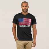 純血の愛国心のあるTシャツ Tシャツ (正面フル)