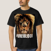 純血ライオンTシャツティー Tシャツ (正面)