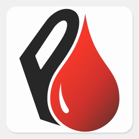 純血四角シール スクエアシール (正面)