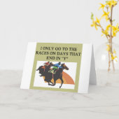 純血種のレース愛好家 カード (黄色い花)