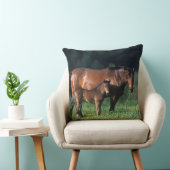 純血種のロバ及び子馬1 クッション (椅子)