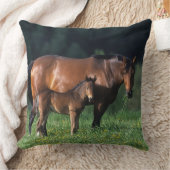 純血種のロバ及び子馬1 クッション (ブランケット)