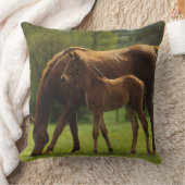 純血種のロバ及び子馬2 クッション (ブランケット)