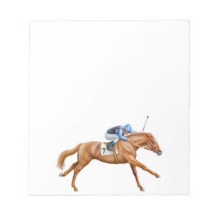 純血種の競走馬のメモ帳 ノートパッド