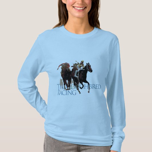 純血種の競馬のギフト Tシャツ (正面)