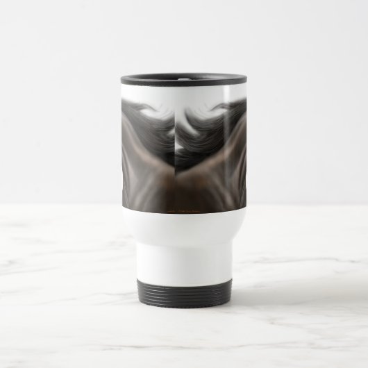 純血種の競馬馬のタンブラー トラベルマグ (中央)