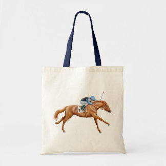 純血種の競馬馬のトートバック トートバッグ