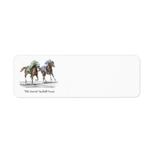 純血種の競馬 ラベル