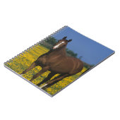 純血種の馬のグループ ノートブック (左側)