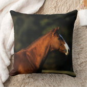 純血種の馬のHeadshot クッション (ブランケット)