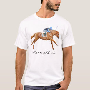 純血種の馬のTシャツ Tシャツ