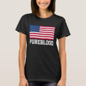 純血種　未接種　愛国Ｔシャツ Tシャツ (正面)