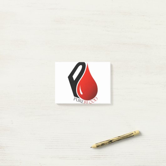 純血 ポストイット (デスク上)