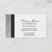 純銀 名刺 (裏面)