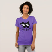 純養殖笑わされる猫 Tシャツ (正面フル)