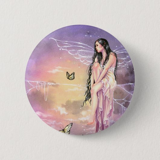 紗織のプリンセスボタン 缶バッジ (正面)