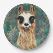 紙おもしろいプレートと好奇心ベビーラマ ペーパープレート (正面)