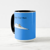 紙おもしろい飛行機パイロット マグカップ (正面左)