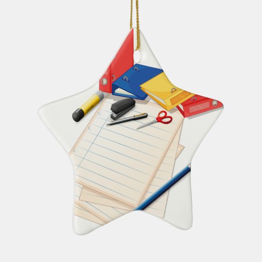 紙および他の事務用品 セラミックオーナメント (右)