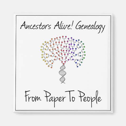 紙から人磁石まで マグネット (正面)