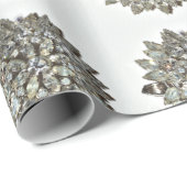 紙きらきら光るロカビリースターバストヴィンテージブローチ ラッピングペーパー (ロールコーナー)