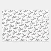 紙くず包み紙フラットシートセット3 ラッピングペーパーシート (正面)