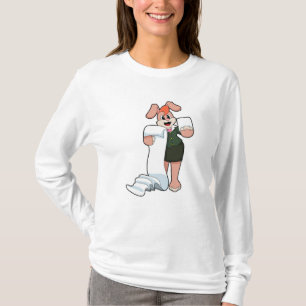 紙で秘書としてのバニー Tシャツ